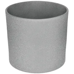 Puķu pods Domoletti, keramika, pelēka krās.