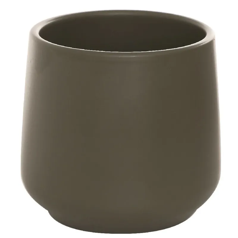 Lillepott Domoletti Saturn, keraamiline, pruun v.