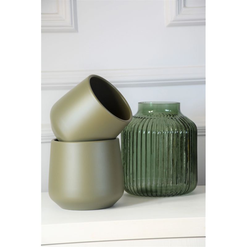 Vāze keram. saturn d1 6bruna matēta