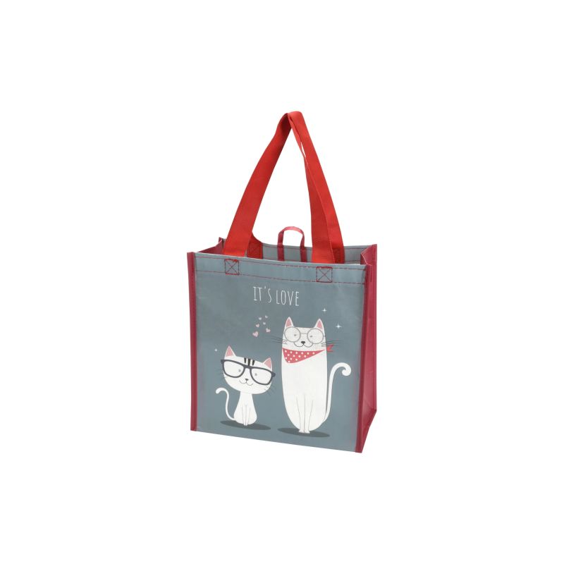 Maisiņš iepirkumu 26x15x27cm love