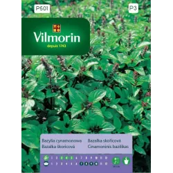 Sēklas Vilmorin kanēļa bazilika, 0.5 g