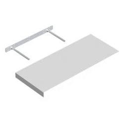 Plaukts balts fs 60-24 bi 595x235