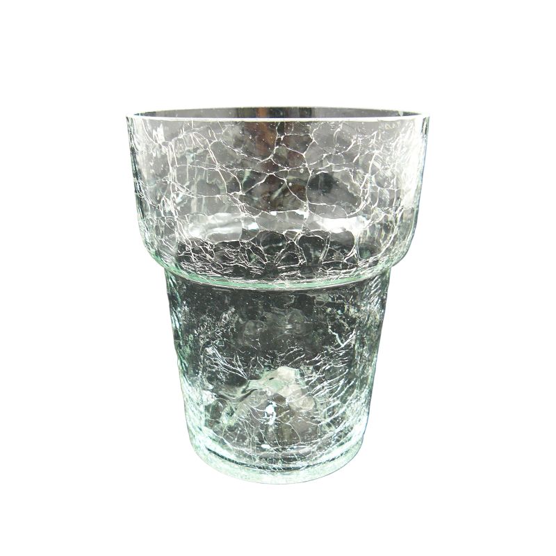 Цветочный горшок Domoletti OS15, стекло, прозрачный цв.