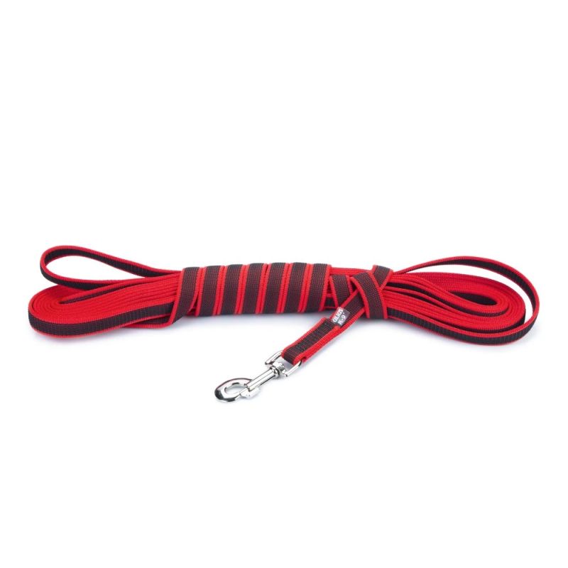 Pavada sunim k9 neslīd. sarkana 1000