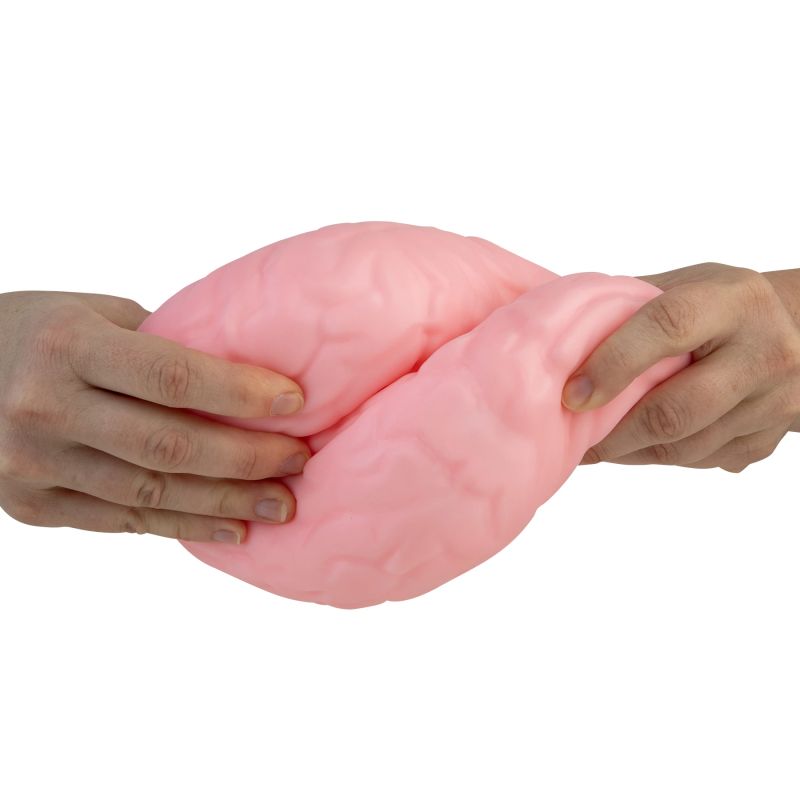 Anti-stresa rotaļlieta rotaļu smadzenes Easy Sqweezy Jumbo Brainy