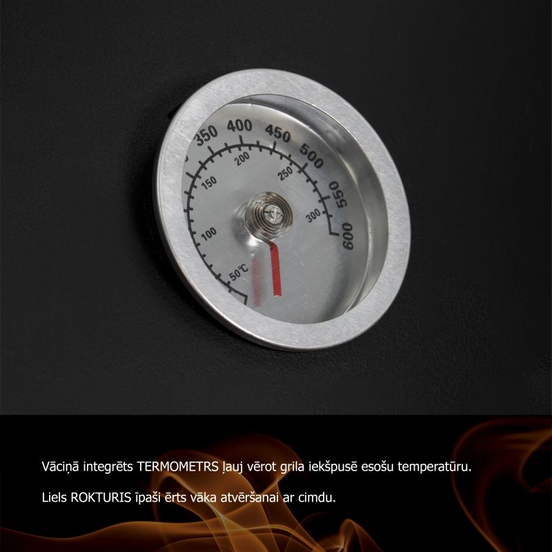 Гриль Flammifera KY1813, черный цв., 70 см