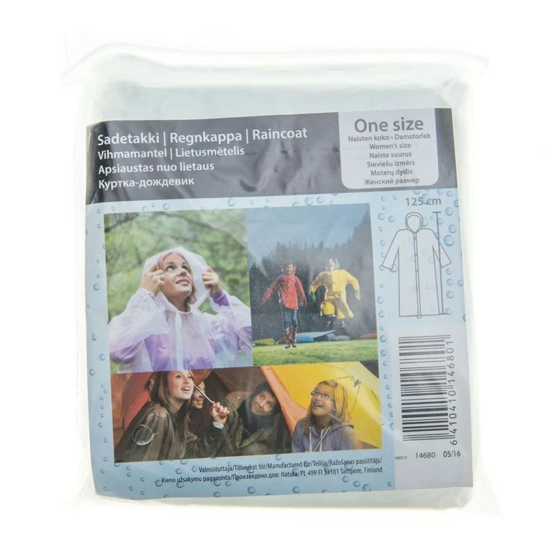 Jaka lietus ar kapuci siev 125cm