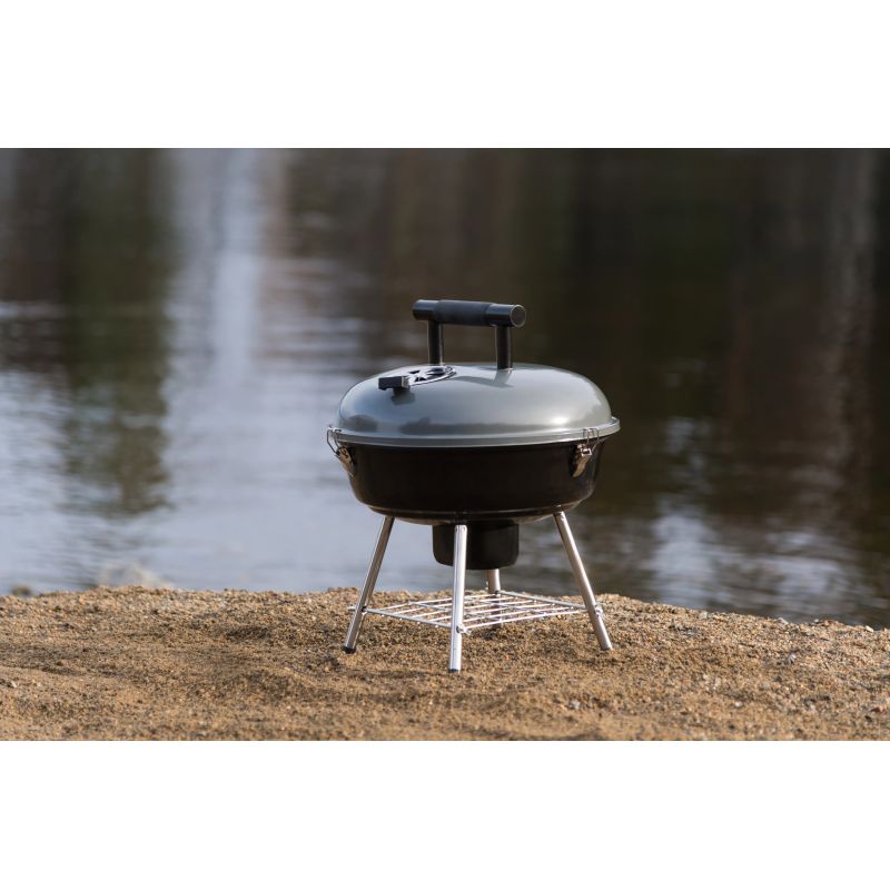 Grils kokogļu festival pelēks