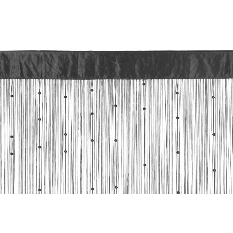 Dienas aizkari 4Living Pearl, melna, 90 cm x 200 cm