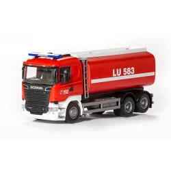 Scania ugunsdzēsības mašīna ar ūdens tvertni, mērogs 1:25, 31 cm