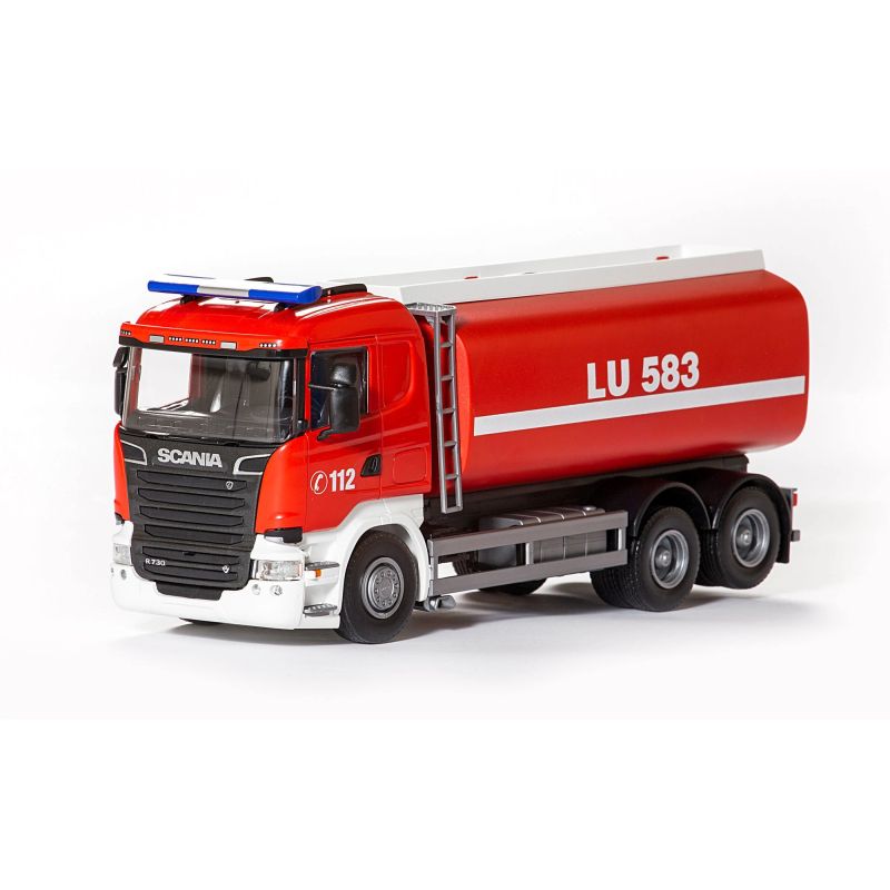 Scania ugunsdzēsības mašīna ar ūdens tvertni, mērogs 1:25, 31 cm