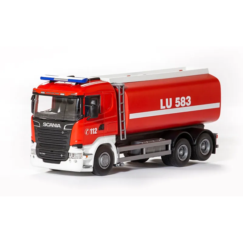 Scania ugunsdzēsības mašīna ar ūdens tvertni, mērogs 1:25, 31 cm