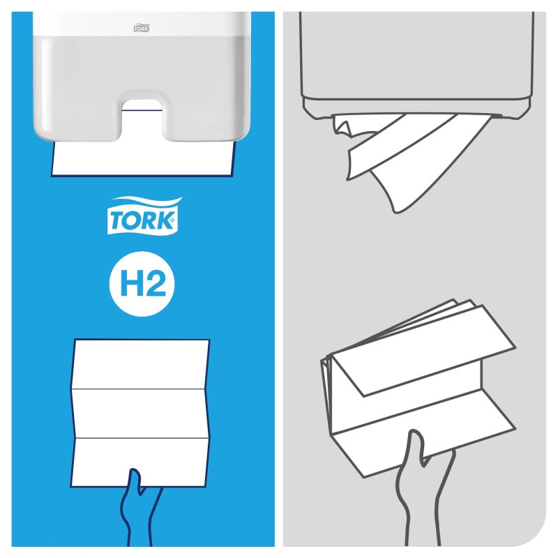 Papīra dvieļi Tork 471103, 2 sl