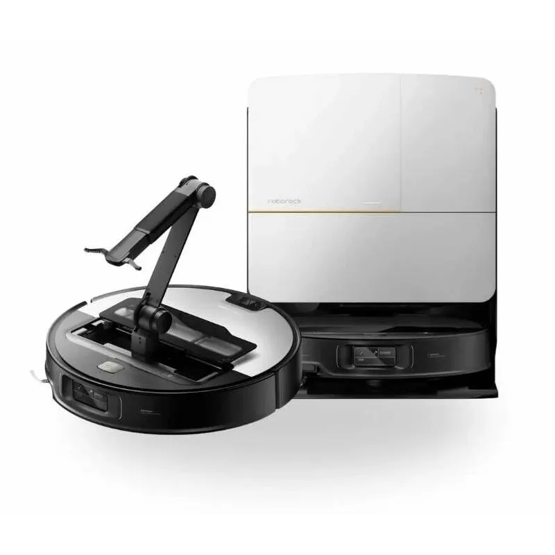 Putekļsūcējs - robots Roborock Saros Z70, sudraba-melna