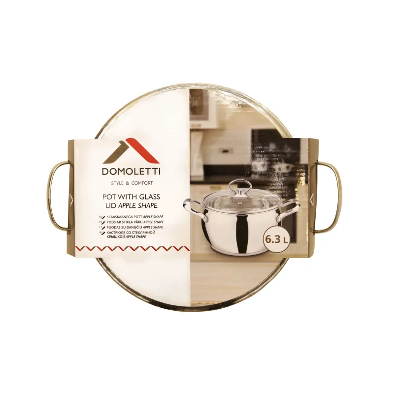 Puodas Domoletti Apple Shape, 24 cm, 6.3 l