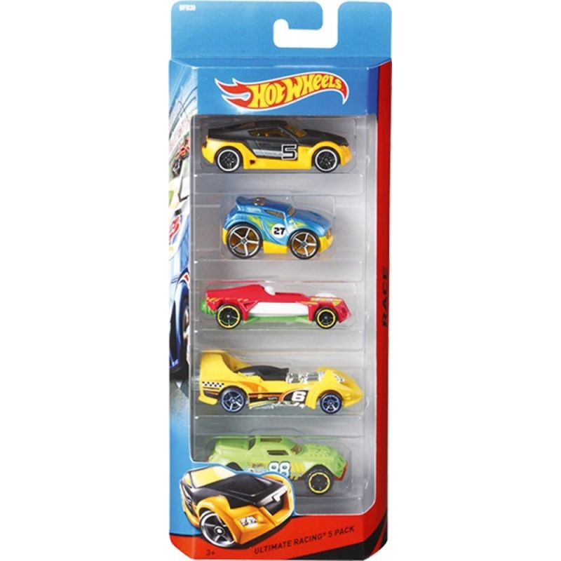Komplekts automašīnu hot wheels 5 gab