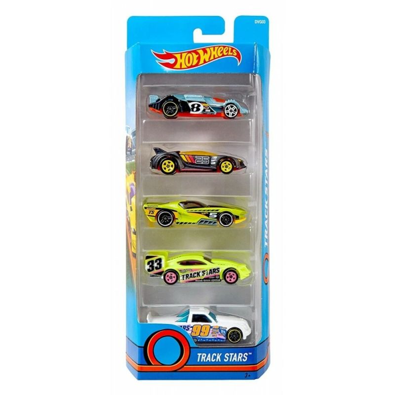 Komplekts automašīnu hot wheels 5 gab