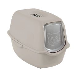 Закрытый кошачий туалет Rotho 4552907422, желтый-бежевый, закрытый, 56 см x 39 см x 40 см