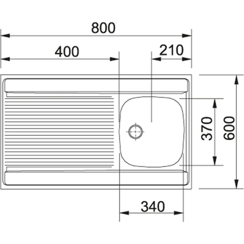 Izlietne dsn 711 nerūs tēr 103.0013.774