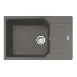 Virtuves izlietne Franke Urban 114.0682.569, granīts, 78 cm x 50 cm x 20 cm, akmens pelēka