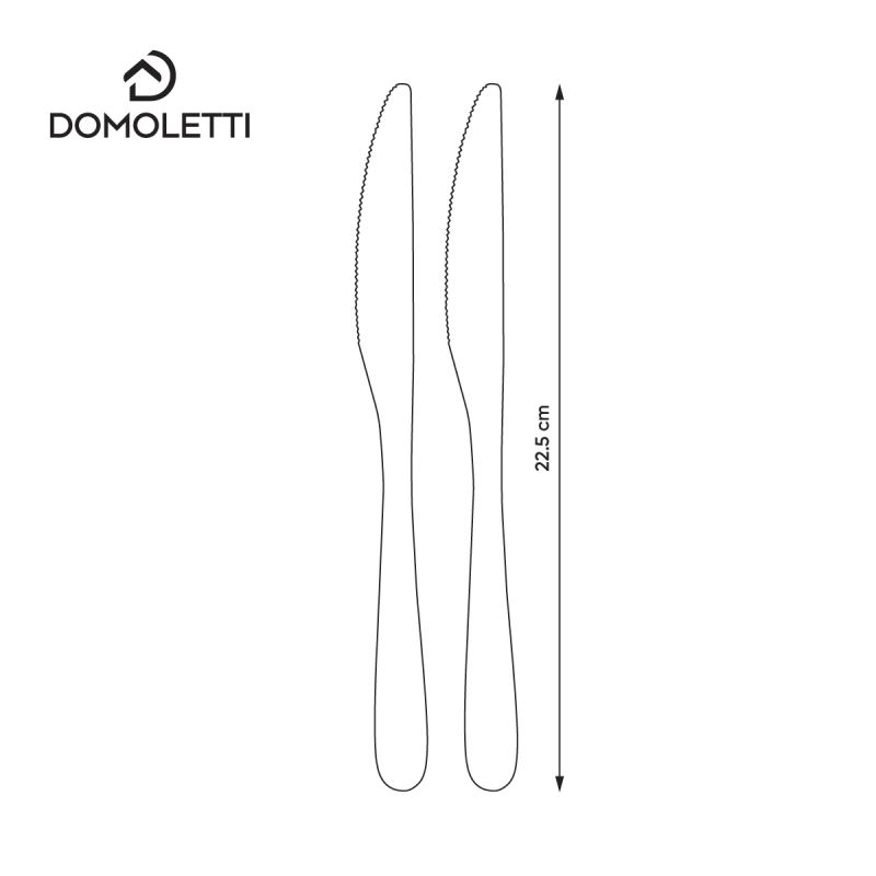 Nuga Domoletti CTEC2SE-10, roostevaba teras, roostevaba teras v., 2 tk