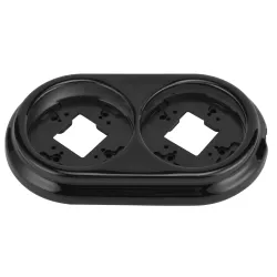 Kahene raam Electraline Retro, must v.