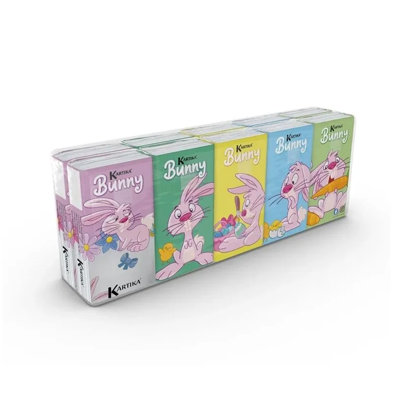Kabatlakatiņi Kartika Bunny, 3 sl, 10 gab.
