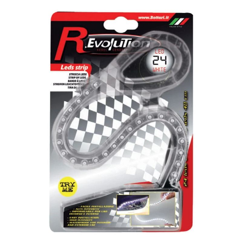 Gaismas diožu lente 24 balti led