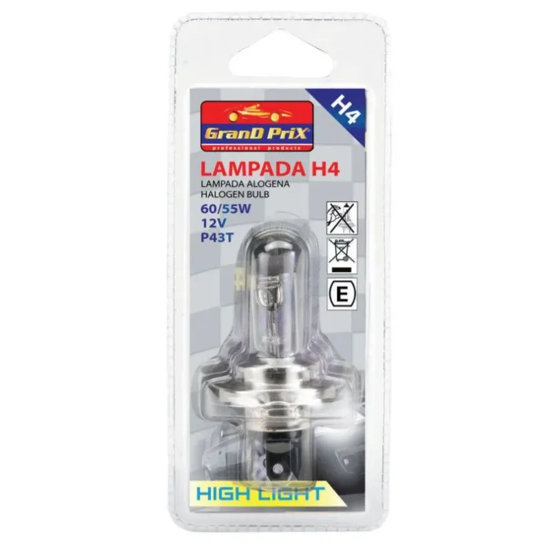 Auto spuldze Bottari Grand Prix, halogēnā spuldze, balta krās., 12 V