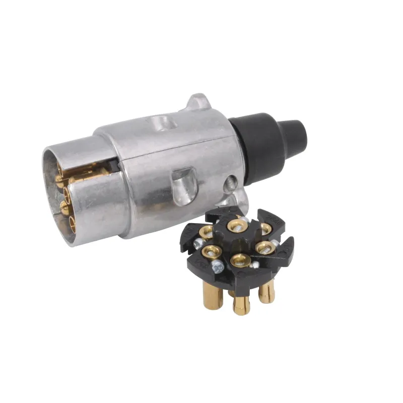 Auto piekabes kontaktdakša Moovit 7P, 15 cm, sudraba krās.