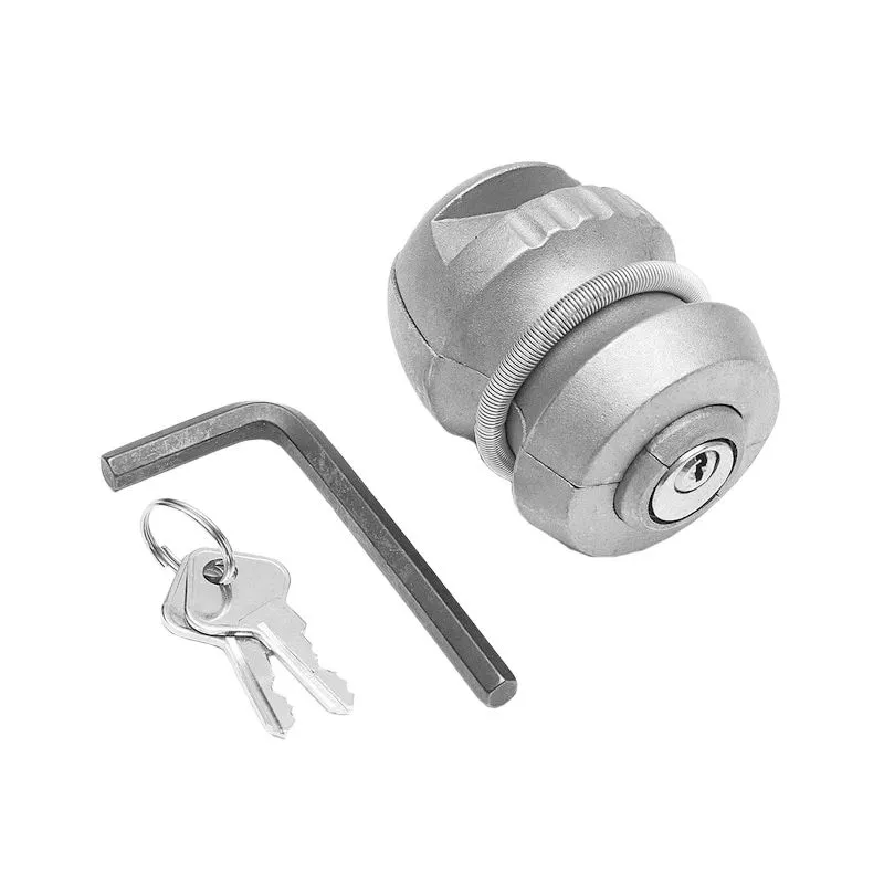 Bloķēšanas slēdzenes Moovit, 5.5 cm, sudraba krās.