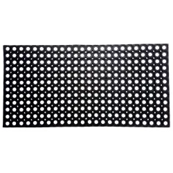 Uksematt Domoletti Rho 004, must v., 50 cm x 100 cm x 1.6 cm