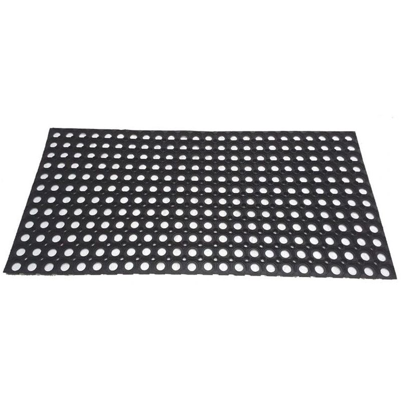 Uksematt Domoletti Rho 004, must v., 50 cm x 100 cm x 1.6 cm