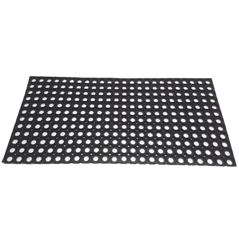 Durvju paklājs Domoletti Rho 004, melna krās., 50 cm x 100 cm x 1.6 cm