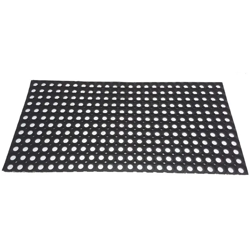 Durvju paklājs Domoletti Rho 004, melna krās., 50 cm x 100 cm x 1.6 cm