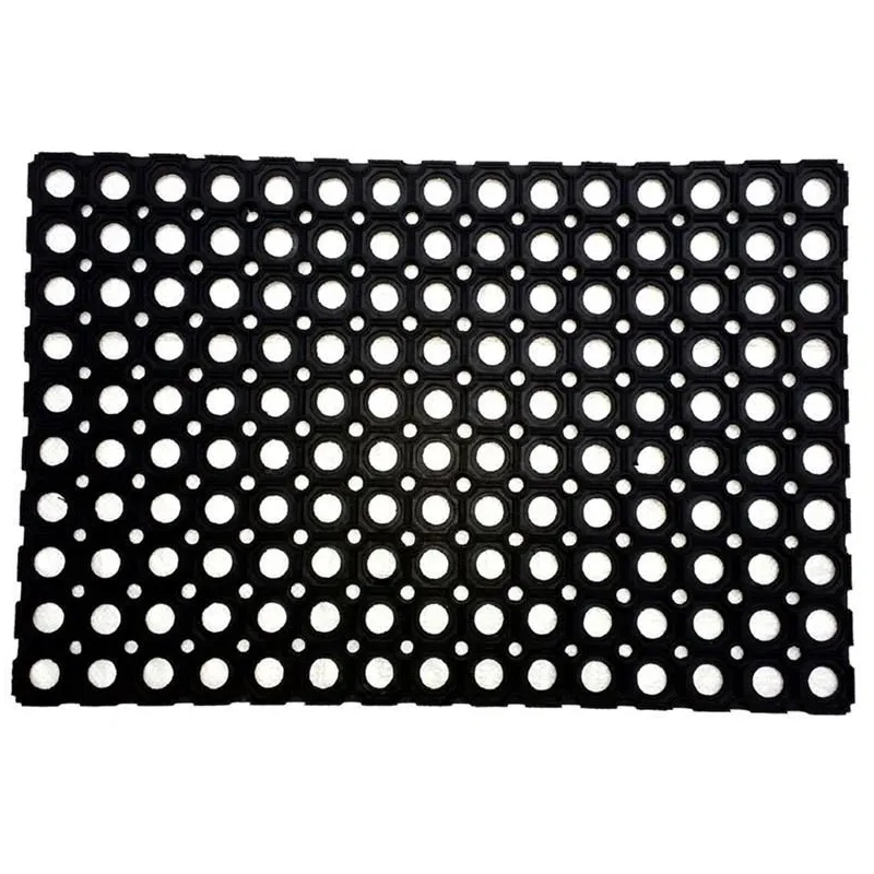 Uksematt Domoletti Rho 002, must v., 40 cm x 60 cm x 1.2 cm