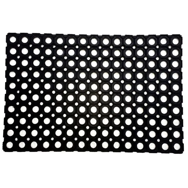 Uksematt Domoletti Rho 002, must v., 40 cm x 60 cm x 1.2 cm