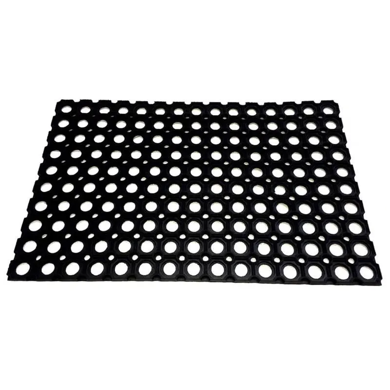 Durų kilimėlis Domoletti Rho 002, juoda sp., 40 cm x 60 cm x 1.2 cm