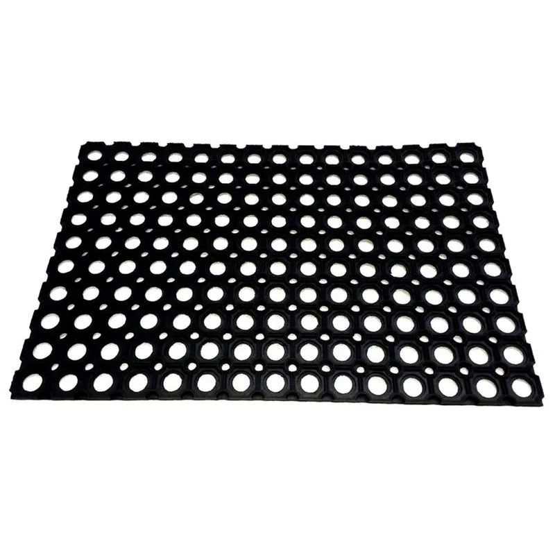 Durų kilimėlis Domoletti Rho 002, juoda sp., 40 cm x 60 cm x 1.2 cm