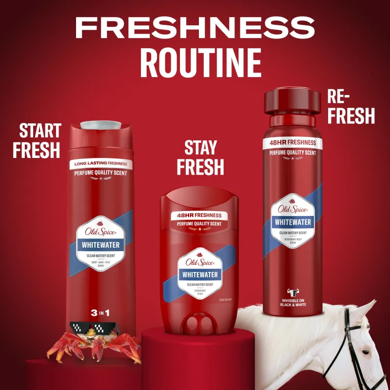 Old Spice Whitewater dezodoranto pieštukas, 50 ml