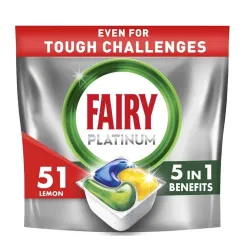 Kapsulės inda fairy platinum lemon 51vnt