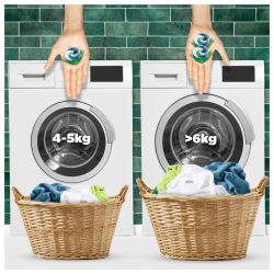 Ariel All-in-1 PODs +Touch of Fresh Air Lenor Mazgāšanas Kapsulas, 44 Mazgāšanas Reizēm