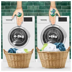 Ariel All-in-1 PODs +Touch of Fresh Air Lenor Skalbimo Kapsulės, 44 Skalb