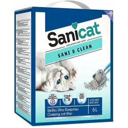 Smiltis kaķim sanicat cementējošās 6l