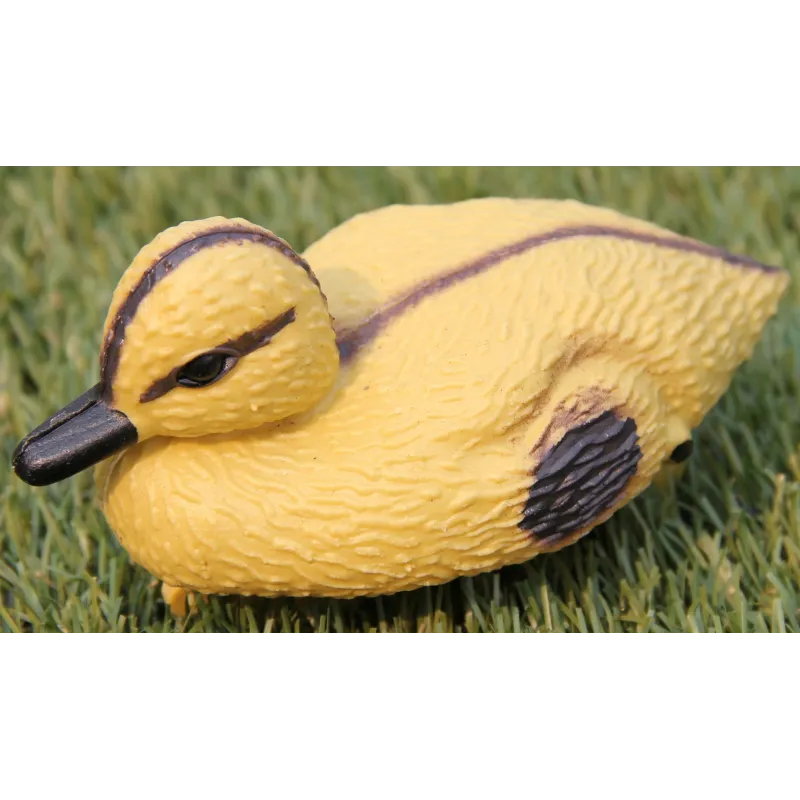 Dārza apdare Pīle N041, 13 cm x 7 cm x 7.5 cm, dzeltena krās.