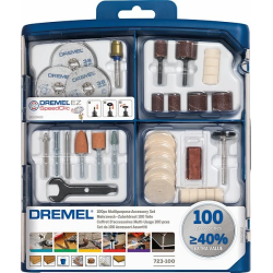 Piederumu kompl. dremel 723 100-daļīgs