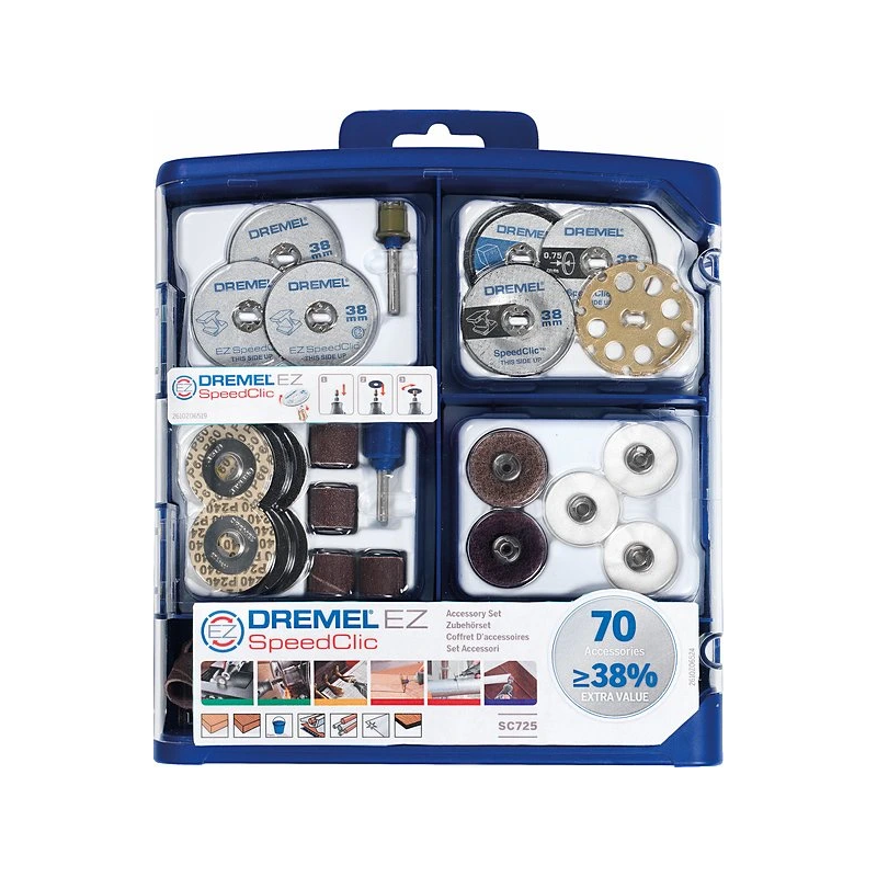 SC725 70-daļīgs EZ SpeedClic pieder.kompl