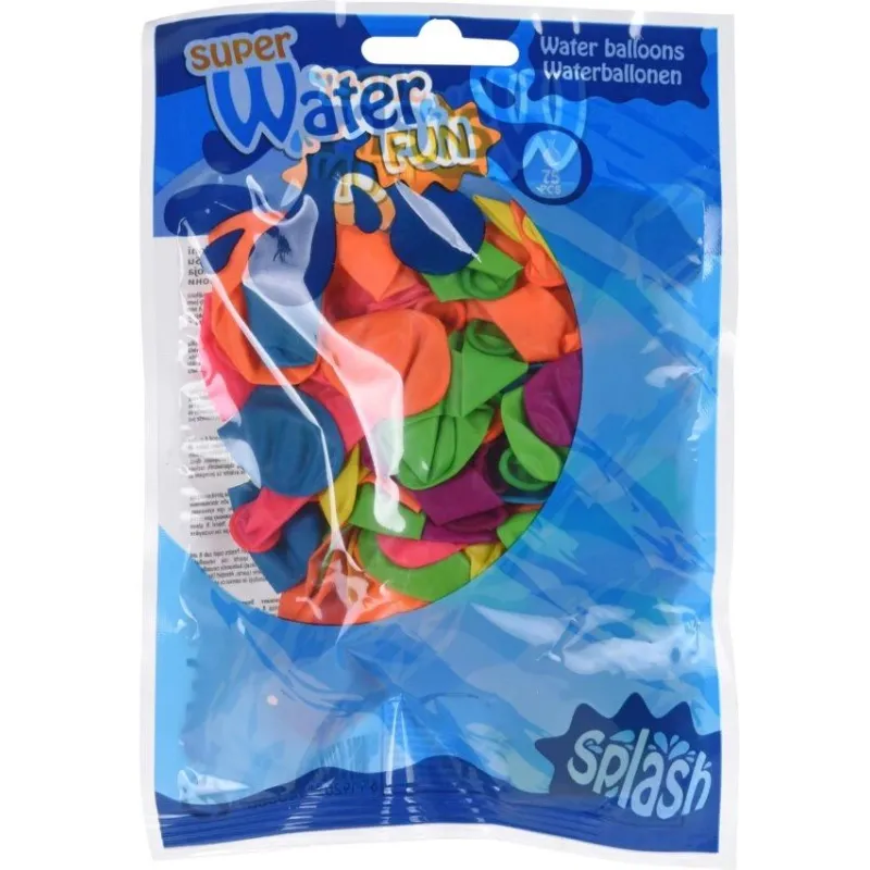 Rotaļu ūdens bumbas S34899180, daudzkrāsaina, 75 gab.