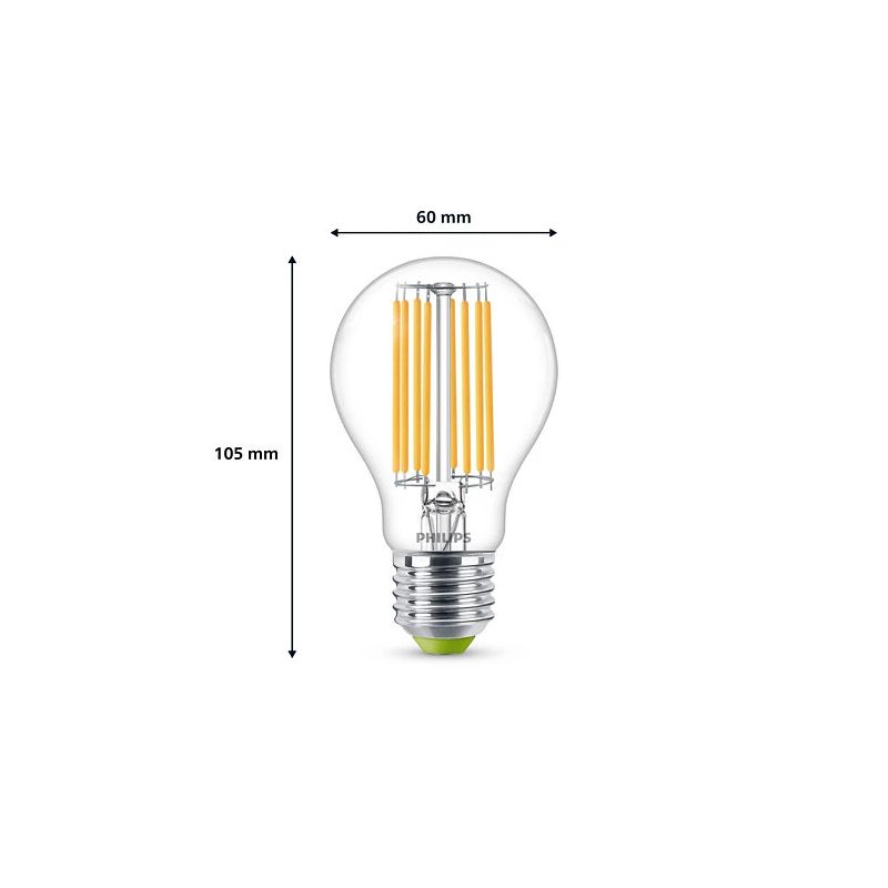Spuldze Philips LED, A60, 3000 °K, E27, 4 W, 840 lm