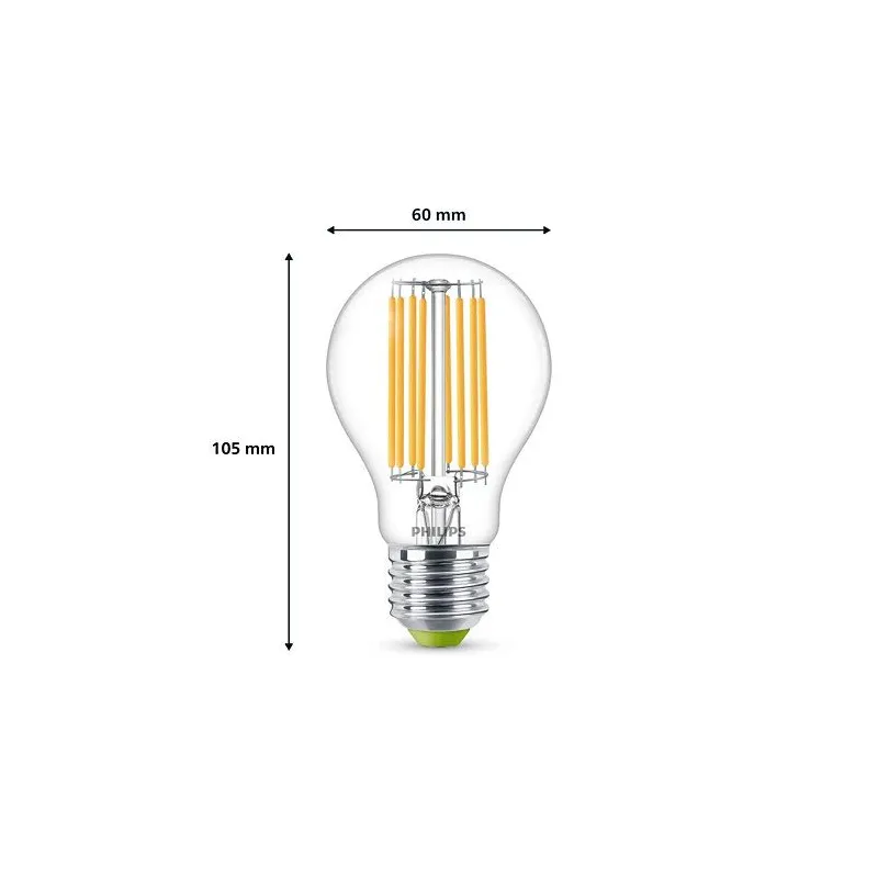 Spuldze Philips LED, A60, 3000 °K, E27, 4 W, 840 lm